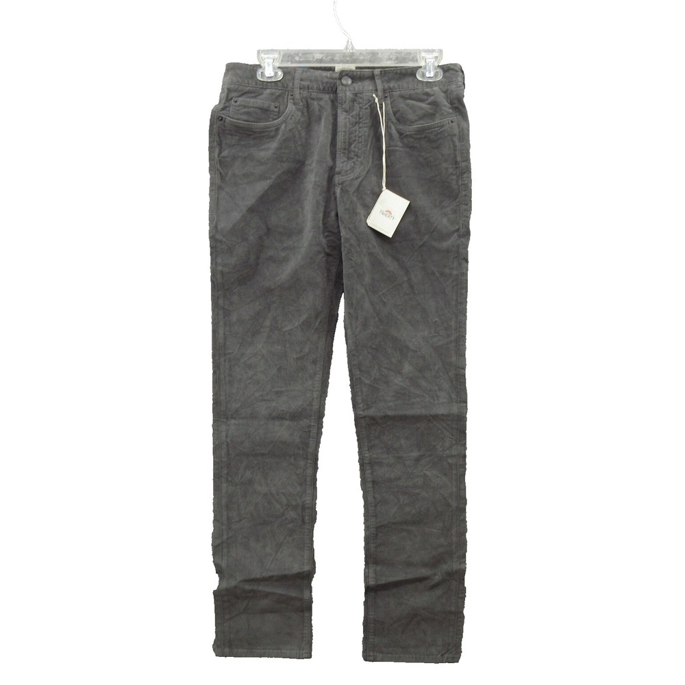 Faherty Mens Pants Size 29 Stretch Corduroy Cotton Blend Faded Navy New